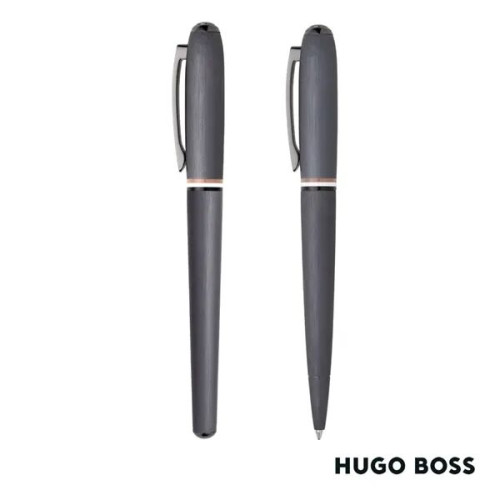 Hugo Boss® Iconic Contour Ballpoint & Fountain Pen Set