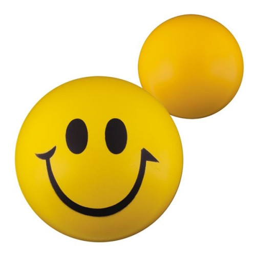 Round Smiley Face Shape Stress Ball