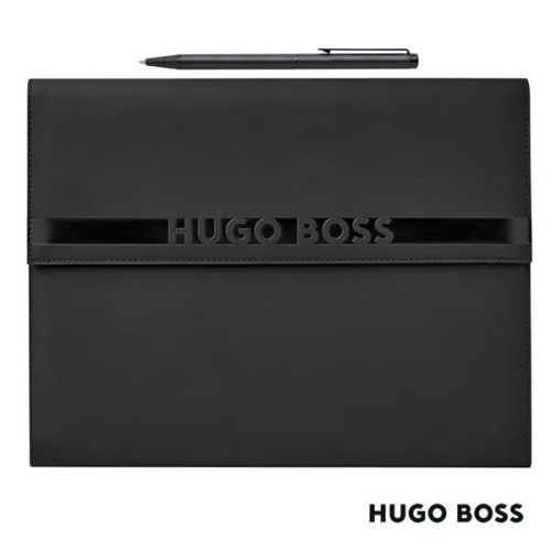 Hugo Boss® Cloud Ballpoint Pen & A4 Folder Set