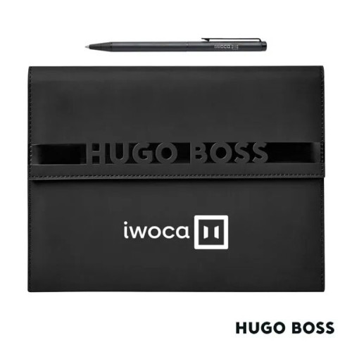 Hugo Boss® Cloud Ballpoint Pen & A5 Folder Set