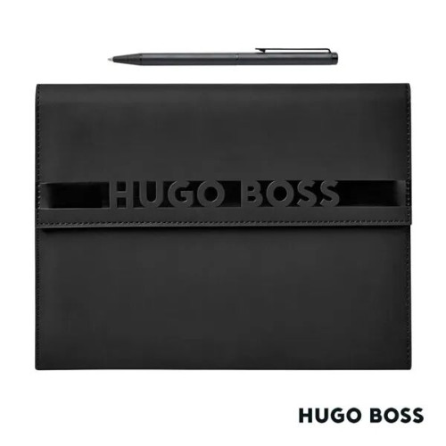 Hugo Boss® Cloud Ballpoint Pen & A5 Folder Set
