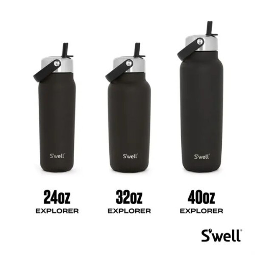 S'well® Explorer Bottle w/ Flip Straw - 32oz