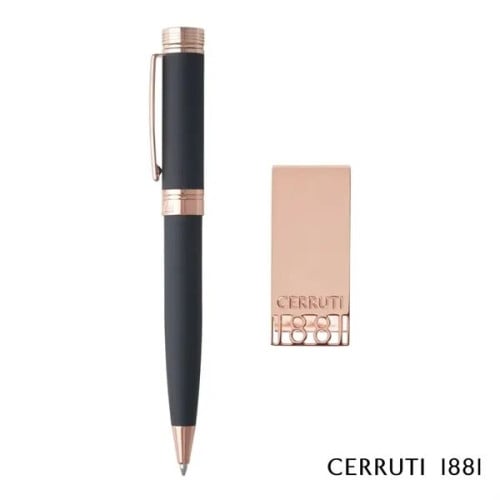 Cerruti 1881® Zoom Ballpoint Pen & Money Clip Gift Set