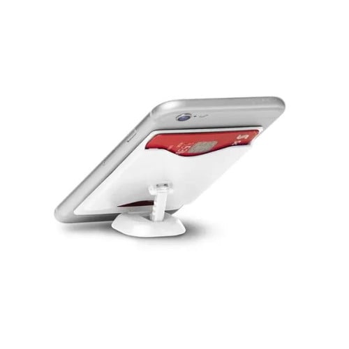 Mobile Device Card Caddy With Stand