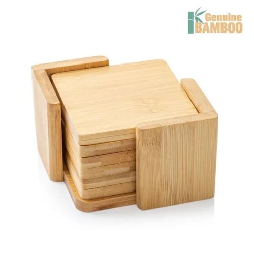 Burke Bamboo VividPrint™ Coaster Set - Square