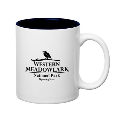 11 Oz. Colored Stoneware Mug With C-Handle