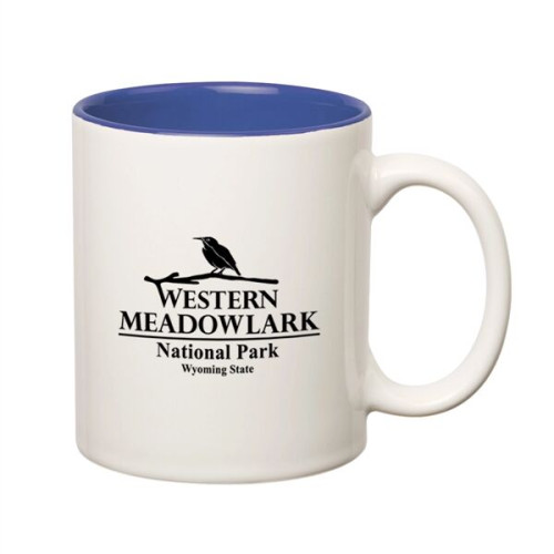 11 Oz. Colored Stoneware Mug With C-Handle