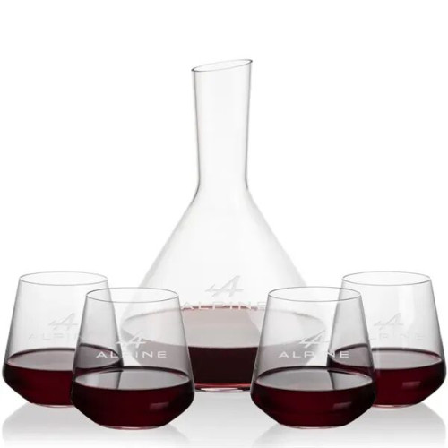 Terrassa Carafe & Cannes Stemless Wine
