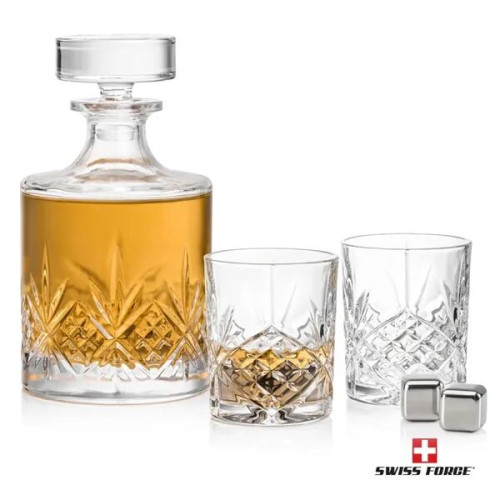 Brinkley Decanter Set & Ice Cubes
