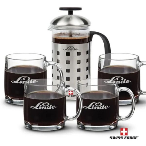 Swiss Force® Coffee Press & Nordic Mug Set