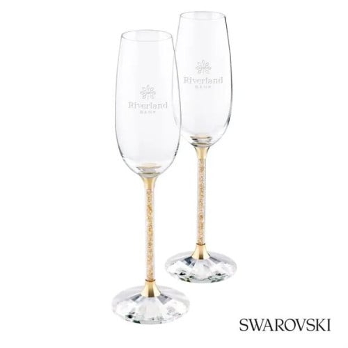 Swarovski® Crystalline Toasting Flutes (Set of 2)
