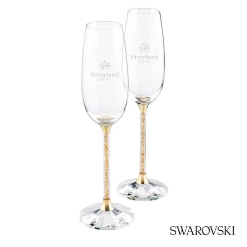 Swarovski® Crystalline Toasting Flutes (Set of 2)