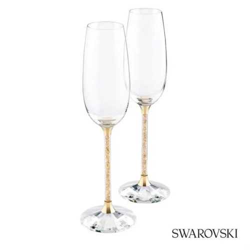 Swarovski® Crystalline Toasting Flutes (Set of 2)