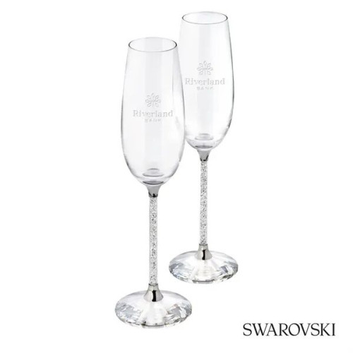 Swarovski® Crystalline Toasting Flutes (Set of 2)