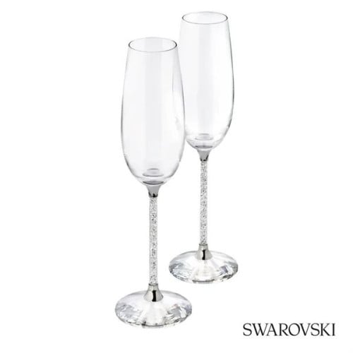 Swarovski® Crystalline Toasting Flutes (Set of 2)