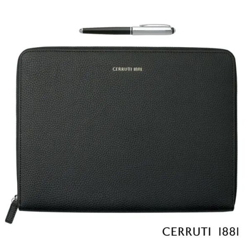 Cerruti 1881® Miles Fountain Pen & Hamilton A4 Folder Set