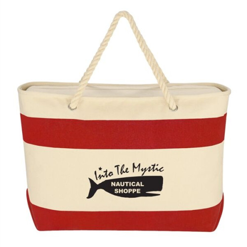Large Cruising Tote Bag With Rope Handles