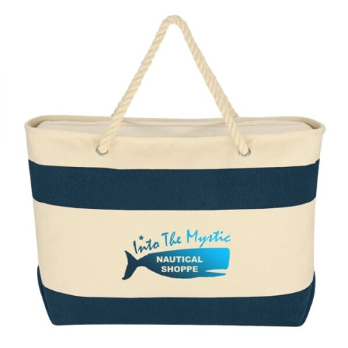 Large Cruising Tote Bag With Rope Handles