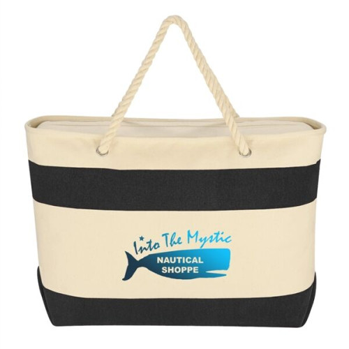 Large Cruising Tote Bag With Rope Handles