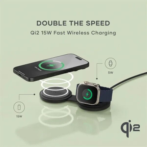 SATECHI® OntheGo™ 2-in-1 Wireless Charger