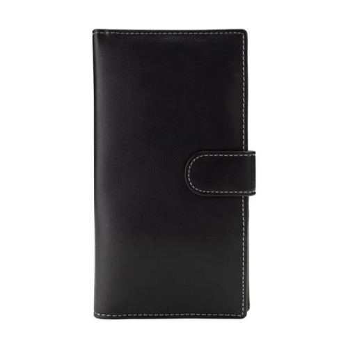 Sarnen Cactus Leather Long Wallet w/Coin Pocket