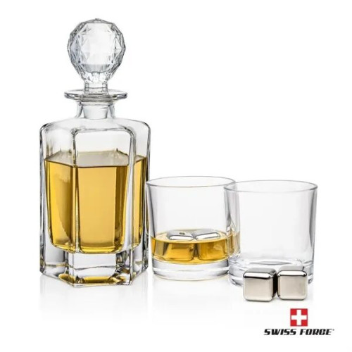 Govenor Decanter Set & Ice Cubes