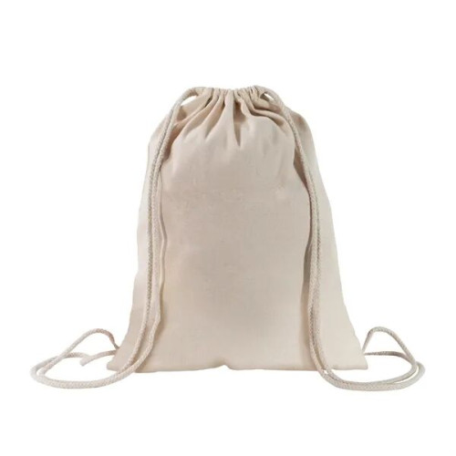 Natural Drawstring Backpack