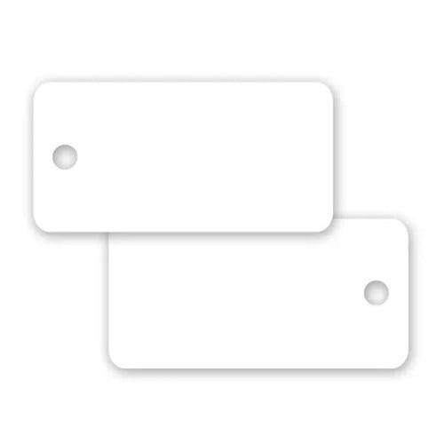 Plastic Rectangle Keytag