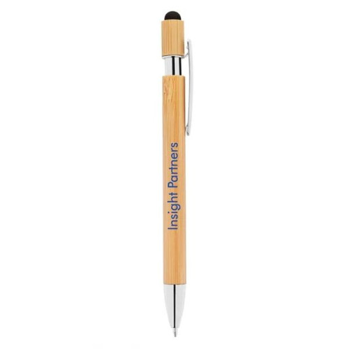 Bamboo Retractable Stylus Pen