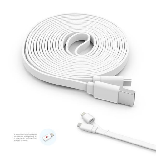 10 Foot Branded Twin Tip Cable