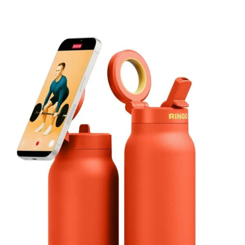 RINGO Pro Water Bottle with Magnetic Booster Ring - 32 Oz.