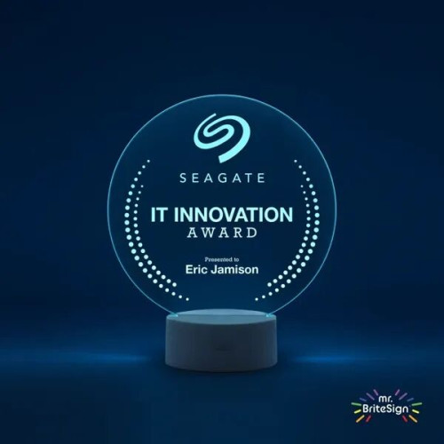 mr.BriteSign LED Acrylic Sign - Round