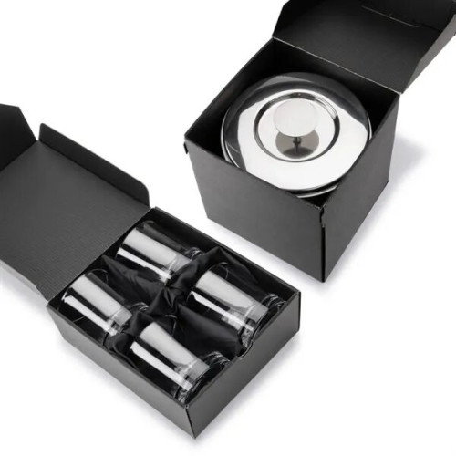 Genoa Ice Bucket & Marbella On-the-Rocks Set