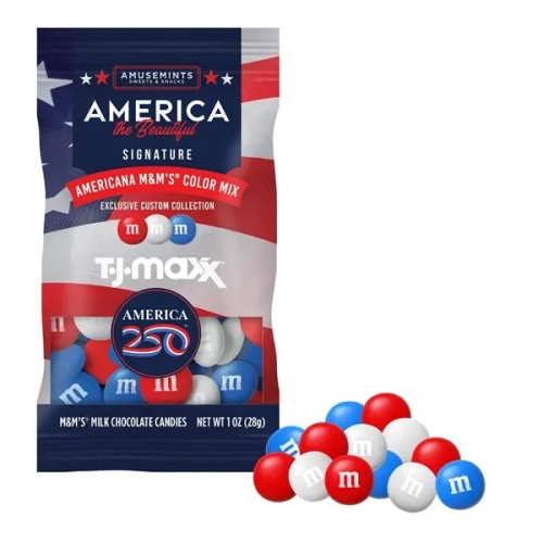 1 oz. America 250 M&M'S in Full Color Digibag