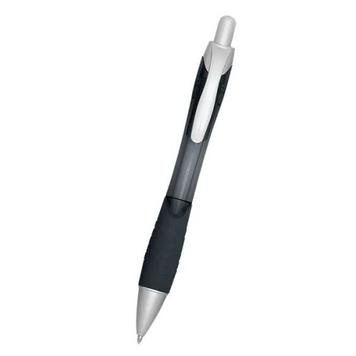 Rio Ballpoint Pen With Contoured Rubber Grip