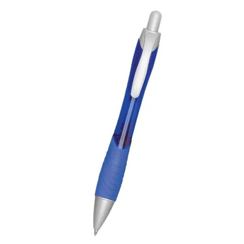 Rio Ballpoint Pen With Contoured Rubber Grip