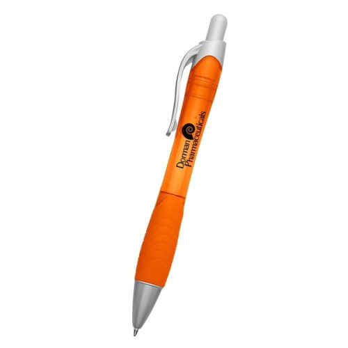 Rio Ballpoint Pen With Contoured Rubber Grip