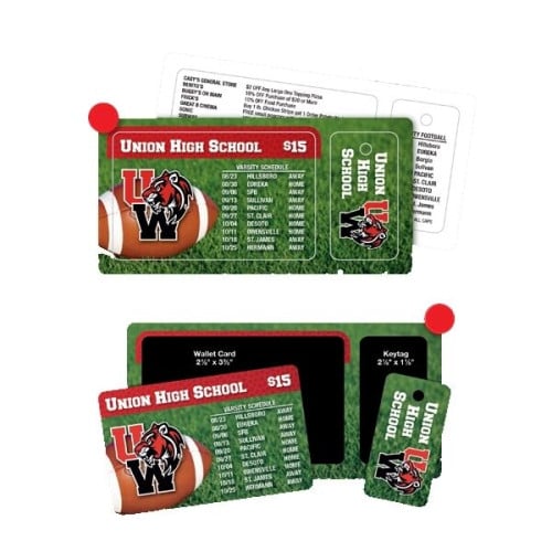 Plastic Wallet / Keytag Card - 30 mil