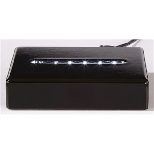 Deluxe Black Rectangle Lighted Base