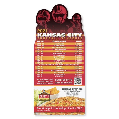 Football Schedule Magnet