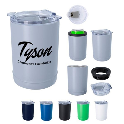 2-In-1 Copper Insulated Beverage Holder And Tumbler With ...