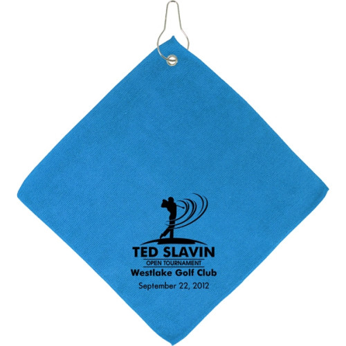 Microfiber Golf Towel W/Hook