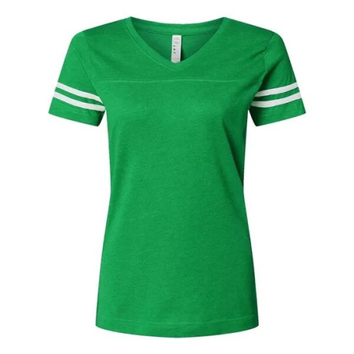 LAT Women's Football V-Neck Fine Jersey Tee