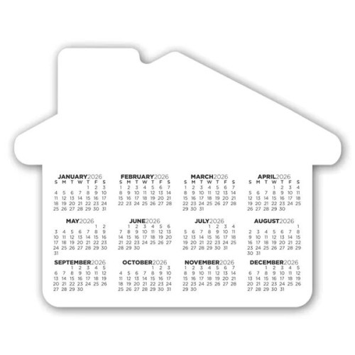 Calendar House Magnet