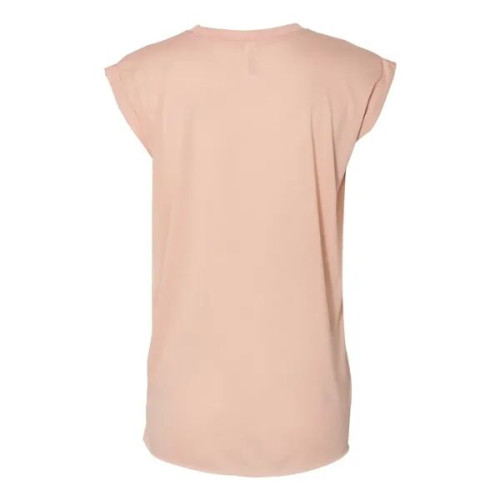 BELLA + CANVAS Women's Flowy Rolled Cuffs Muscle Tee