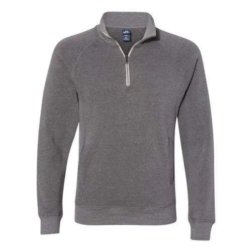 J. America Men's Triblend Quarter-Zip Sweatshirt