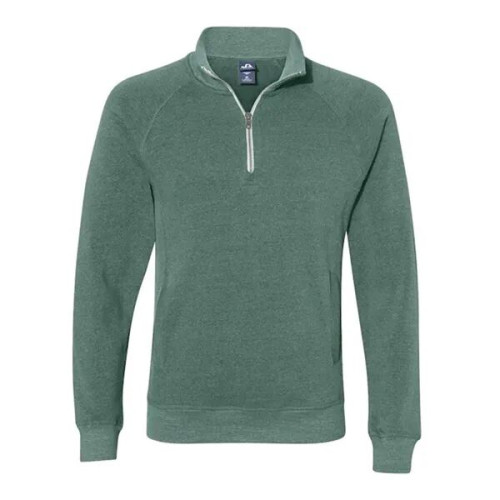 J. America Men's Triblend Quarter-Zip Sweatshirt
