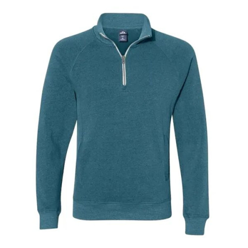 J. America Men's Triblend Quarter-Zip Sweatshirt