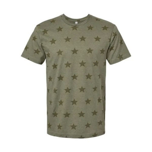 Code Five Men's Star Print Tee