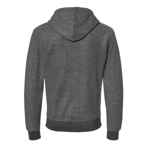 J. America Men's Flip Side Fleece Hooded Sweatshirt